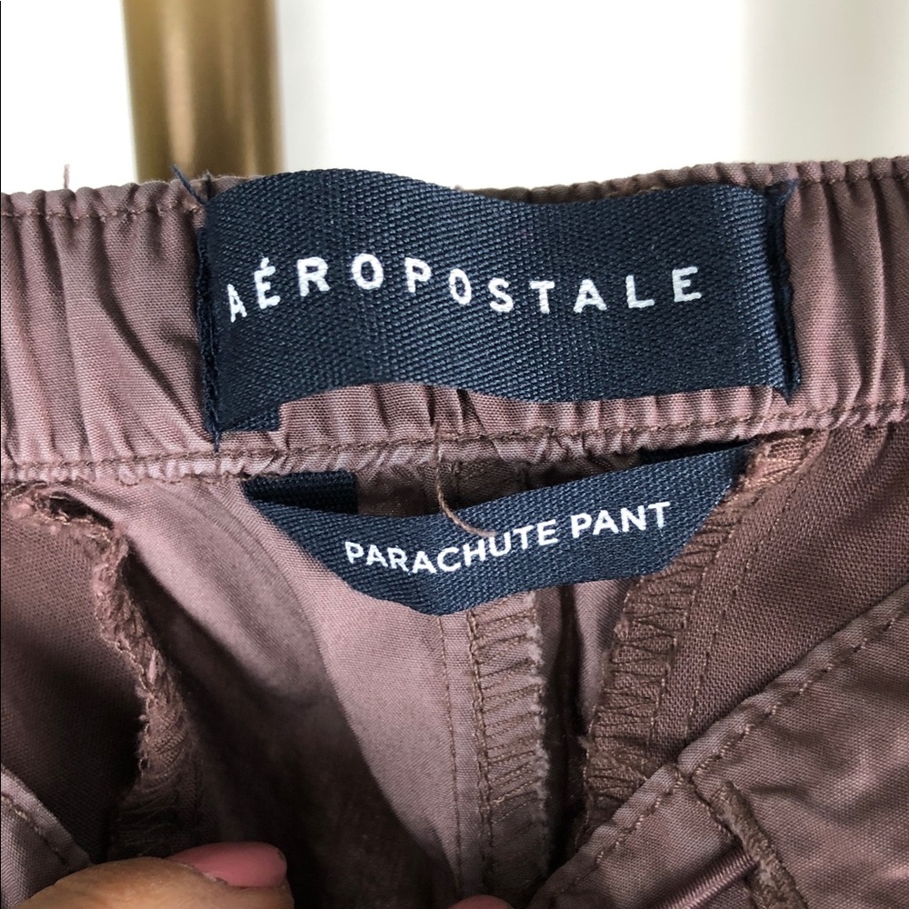 Aeropostale Relaxed Fit Parachute Pants in Mauve Sz S (B2) - Picture 4 of 11